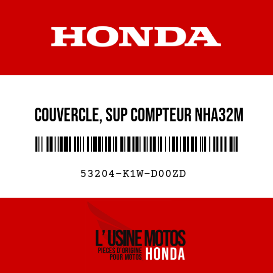 image de 53204-K1W-D00ZD COUVERCLE, SUP COMPTEUR NHA32M
