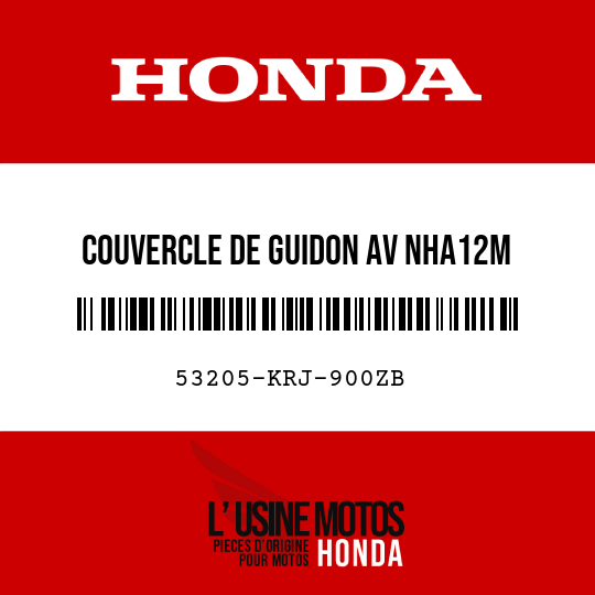 image de 53205-KRJ-900ZB COUVERCLE DE GUIDON AV NHA12M 