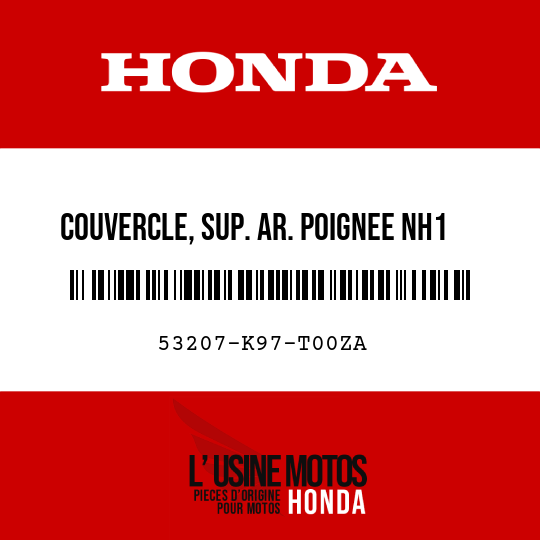 image de 53207-K97-T00ZA COUVERCLE, SUP. AR. POIGNEE NH1