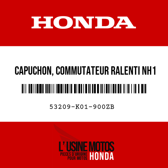 image de 53209-K01-900ZB CAPUCHON, COMMUTATEUR RALENTI NH1