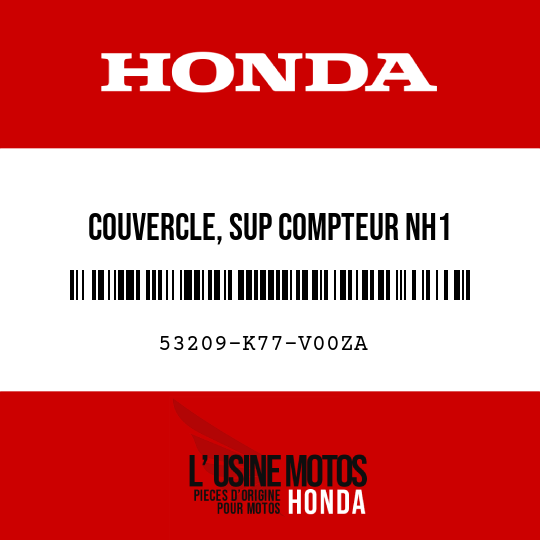 image de 53209-K77-V00ZA COUVERCLE, SUP COMPTEUR NH1