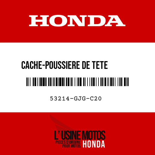 image de 53214-GJG-C20 CACHE-POUSSIERE DE TETE       DIRECTION