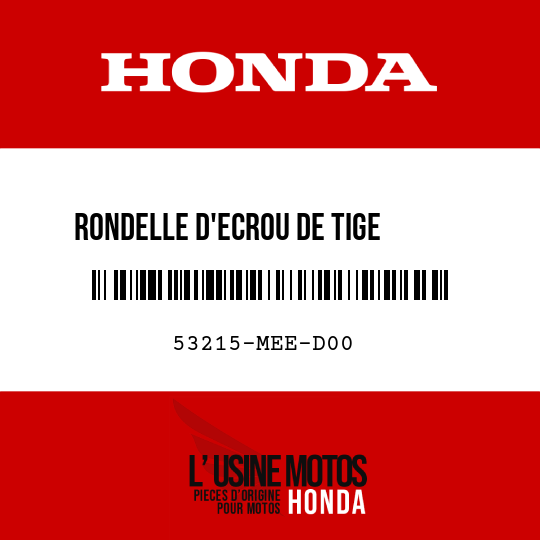 image de 53215-MEE-D00 RONDELLE D'ECROU DE TIGE      DIRECTION