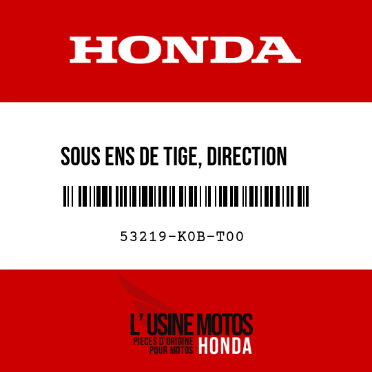 image de 53219-K0B-T00 SOUS ENS DE TIGE, DIRECTION