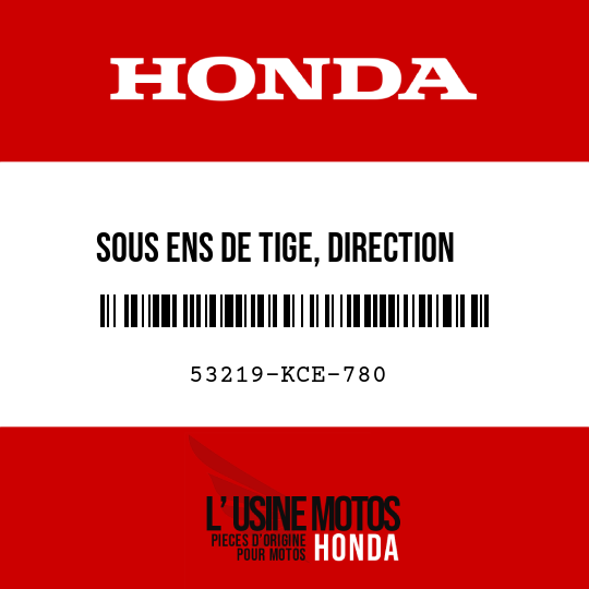 image de 53219-KCE-780 SOUS ENS DE TIGE, DIRECTION