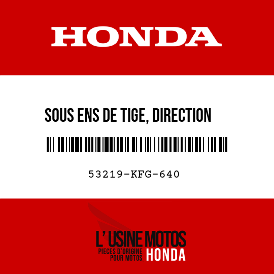 image de 53219-KFG-640 SOUS ENS DE TIGE, DIRECTION