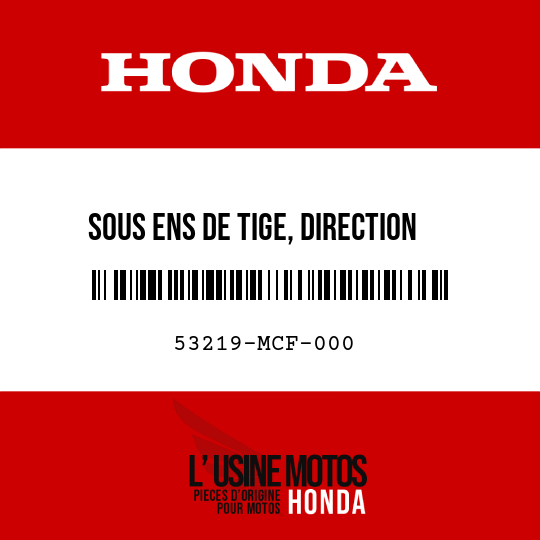 image de 53219-MCF-000 SOUS ENS DE TIGE, DIRECTION