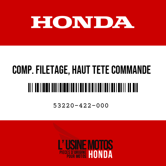 image de 53220-422-000 COMP. FILETAGE, HAUT TETE COMMANDE