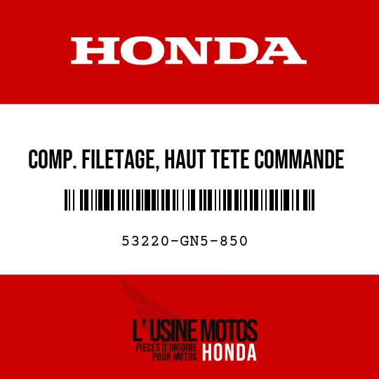 image de 53220-GN5-850 COMP. FILETAGE, HAUT TETE COMMANDE