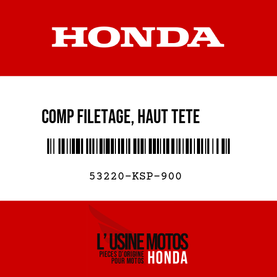 image de 53220-KSP-900 COMP FILETAGE, HAUT TETE     COMMANDE