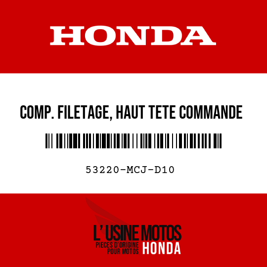 image de 53220-MCJ-D10 COMP. FILETAGE, HAUT TETE COMMANDE