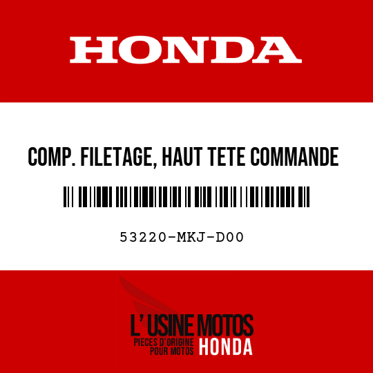 image de 53220-MKJ-D00 COMP. FILETAGE, HAUT TETE COMMANDE