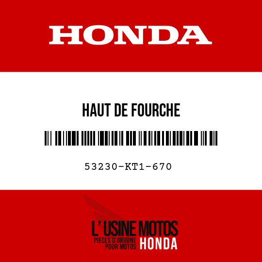 image de 53230-KT1-670 HAUT DE FOURCHE