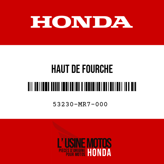 image de 53230-MR7-000 HAUT DE FOURCHE
