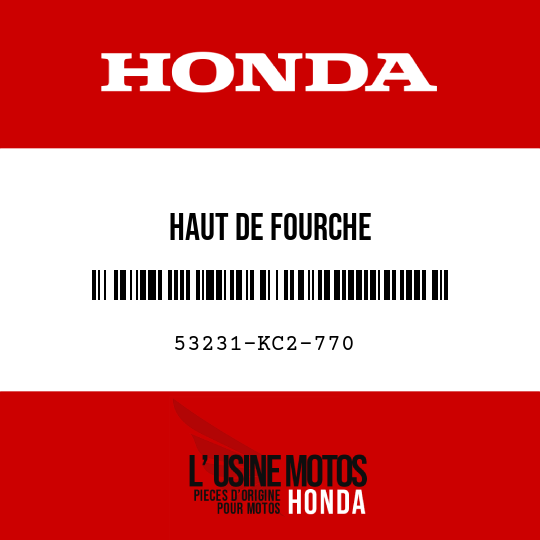 image de 53231-KC2-770 HAUT DE FOURCHE