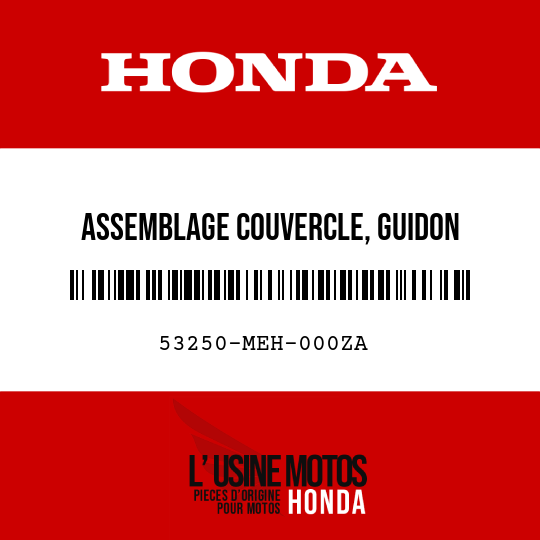 image de 53250-MEH-000ZA ASSEMBLAGE COUVERCLE, GUIDON NH194MU