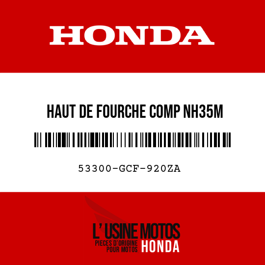 image de 53300-GCF-920ZA HAUT DE FOURCHE COMP NH35M