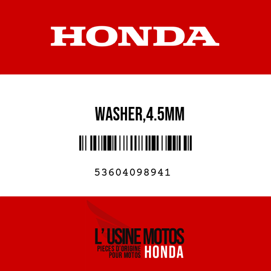 image de 53604098941 WASHER,4.5MM