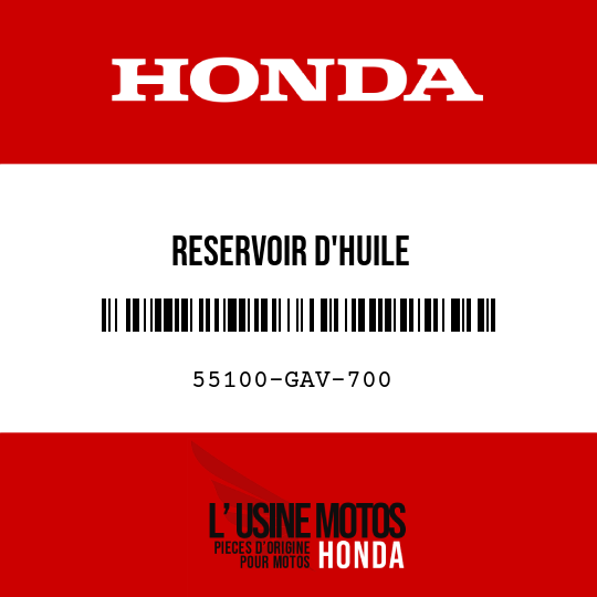 image de 55100-GAV-700 RESERVOIR D'HUILE