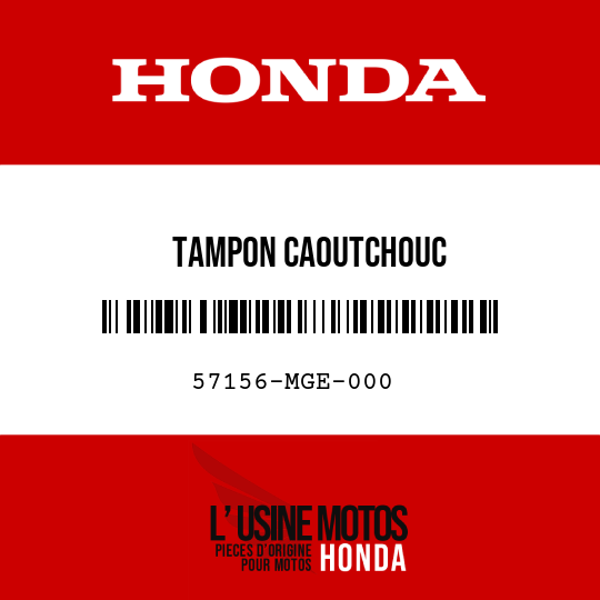 image de 57156-MGE-000 TAMPON CAOUTCHOUC