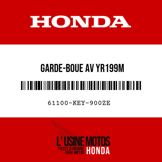 image de 61100-KEY-900ZE GARDE-BOUE AV YR199M 