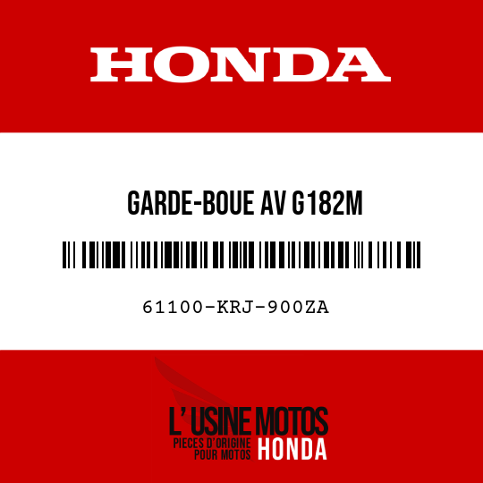 image de 61100-KRJ-900ZA GARDE-BOUE AV G182M 