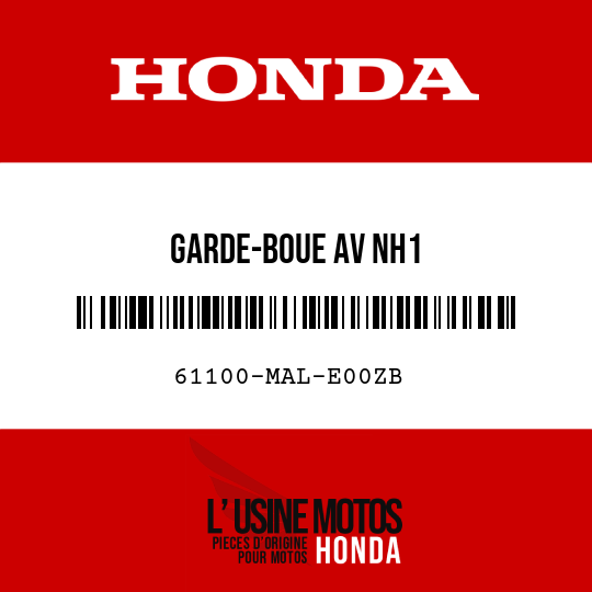 image de 61100-MAL-E00ZB GARDE-BOUE AV NH1