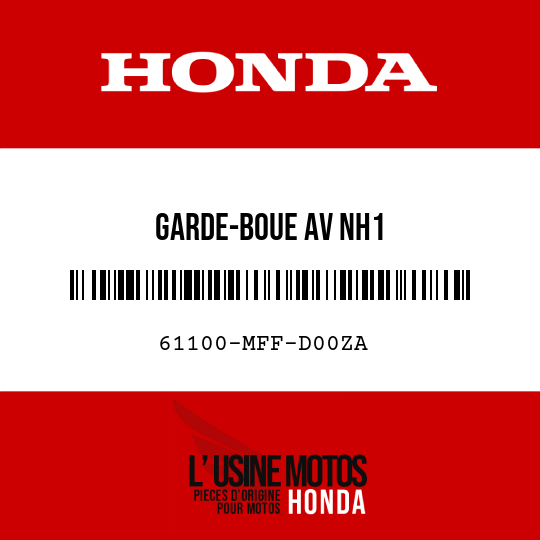 image de 61100-MFF-D00ZA GARDE-BOUE AV NH1