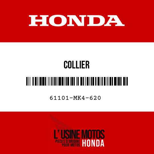 image de 61101-MK4-620 COLLIER