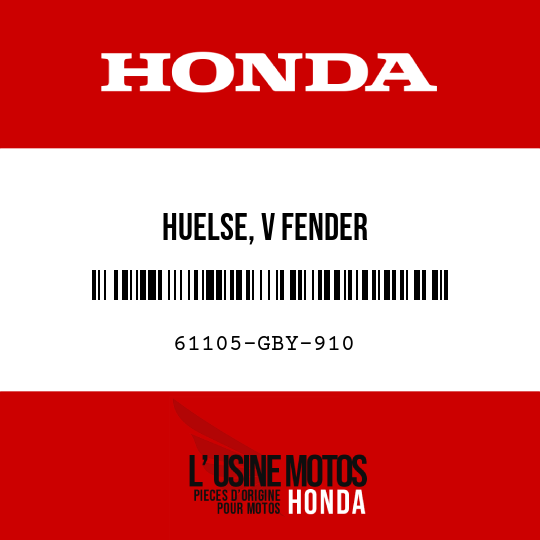 image de 61105-GBY-910 HUELSE, V FENDER