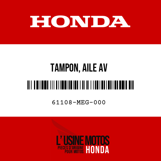 image de 61108-MEG-000 TAMPON, AILE AV