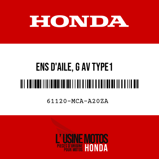 image de 61120-MCA-A20ZA ENS D'AILE, G AV TYPE1