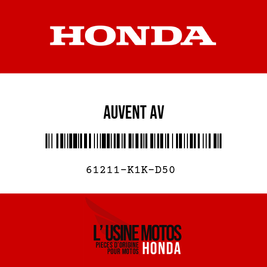 image de 61211-K1K-D50 AUVENT AV