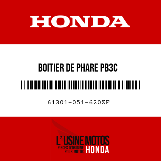 image de 61301-051-620ZF BOITIER DE PHARE PB3C 