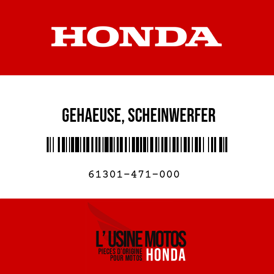 image de 61301-471-000 GEHAEUSE, SCHEINWERFER