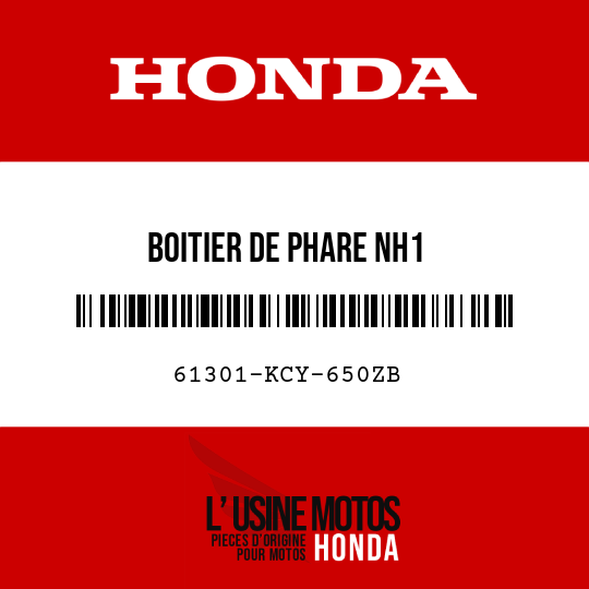 image de 61301-KCY-650ZB BOITIER DE PHARE NH1 