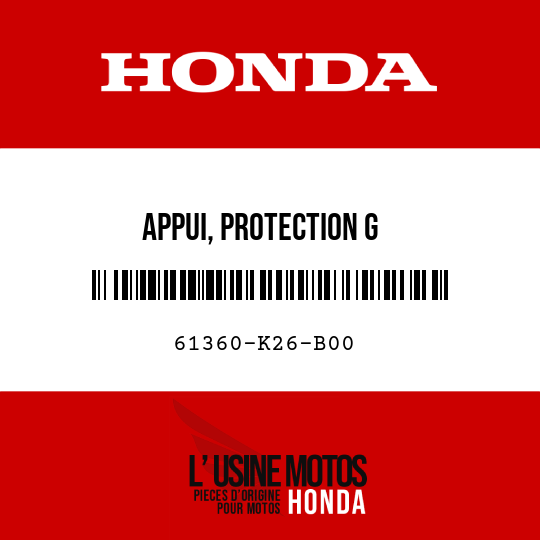 image de 61360-K26-B00 APPUI, PROTECTION G
