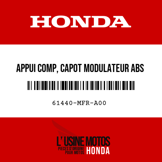 image de 61440-MFR-A00 APPUI COMP, CAPOT MODULATEUR ABS