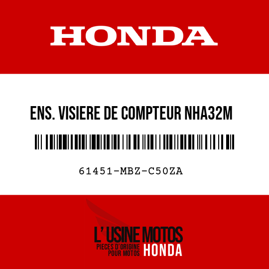 image de 61451-MBZ-C50ZA ENS. VISIERE DE COMPTEUR NHA32M