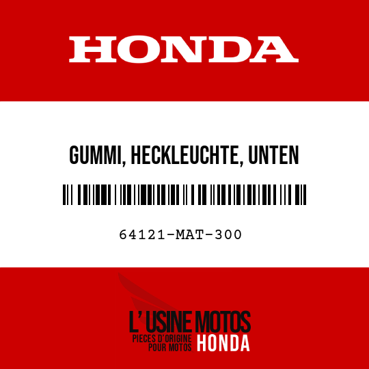 image de 64121-MAT-300 GUMMI, HECKLEUCHTE, UNTEN