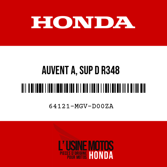 image de 64121-MGV-D00ZA AUVENT A, SUP D R348