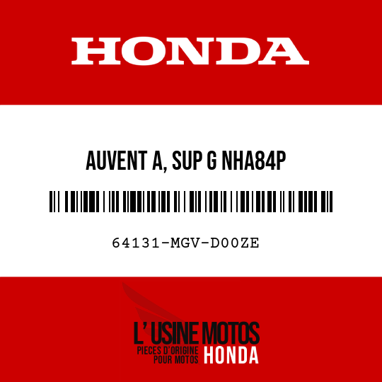 image de 64131-MGV-D00ZE AUVENT A, SUP G NHA84P