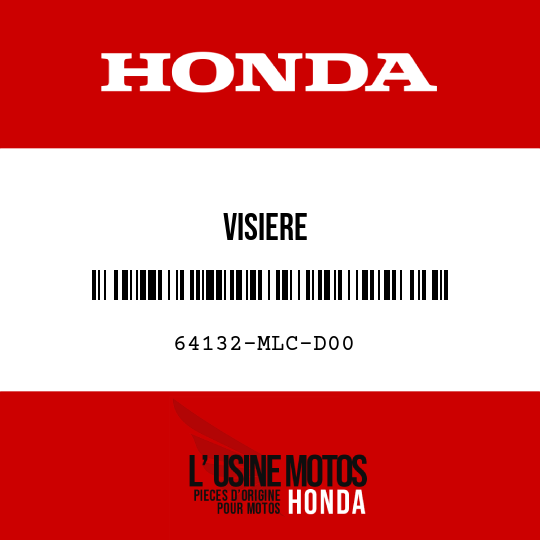 image de 64132-MLC-D00 VISIERE