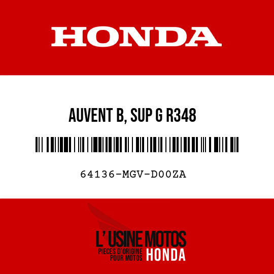 image de 64136-MGV-D00ZA AUVENT B, SUP G R348