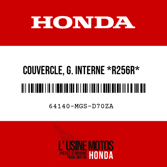 image de 64140-MGS-D70ZA COUVERCLE, G. INTERNE *R256R*