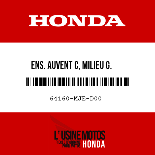 image de 64160-MJE-D00 ENS. AUVENT C, MILIEU G.