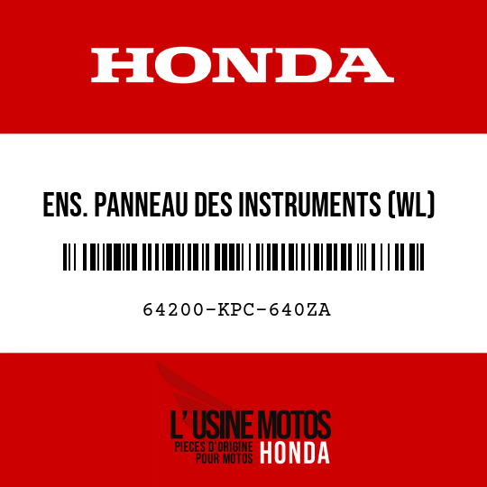 image de 64200-KPC-640ZA ENS. PANNEAU DES INSTRUMENTS (WL) NH1 