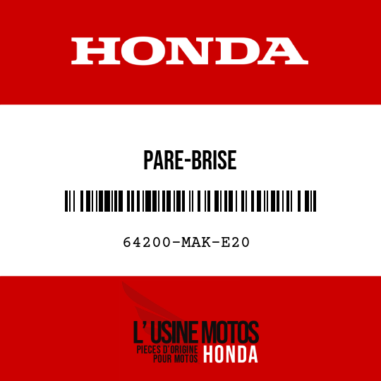image de 64200-MAK-E20 PARE-BRISE