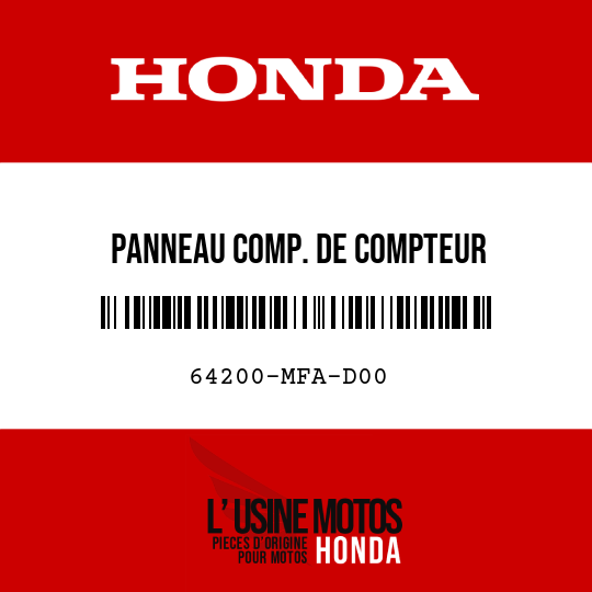 image de 64200-MFA-D00 PANNEAU COMP. DE COMPTEUR