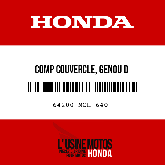image de 64200-MGH-640 COMP COUVERCLE, GENOU D